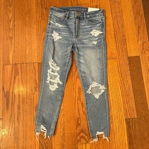 *Brand New!* American Eagle Next Level Stretch Hi-Rise Crop Jegging - Size 8